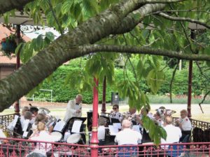Band at Victoria Park Bandstand