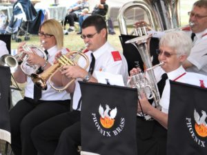 Claire, Adam on Fluegel Horn joined by Marilyn on Horn