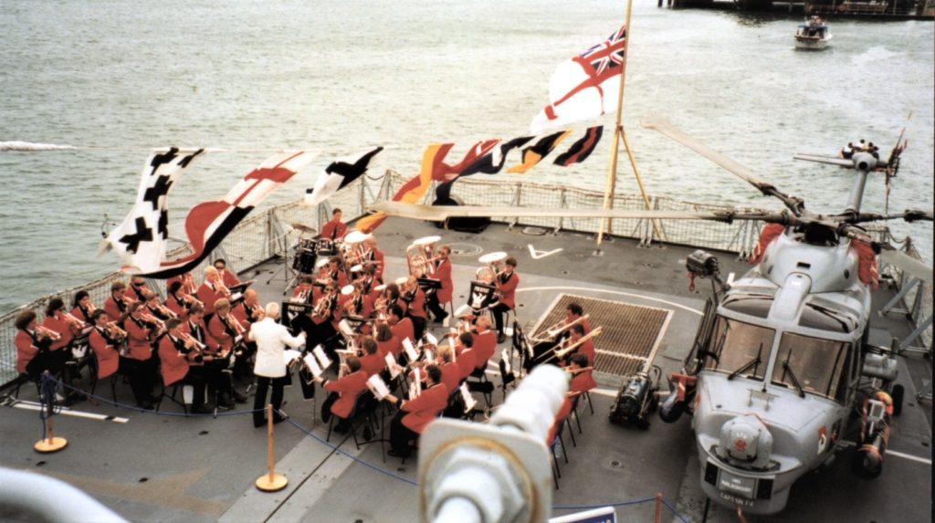 Band on HMS Marlborough