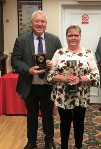 Teresa Fradgley receiving the Musician of the Year Award